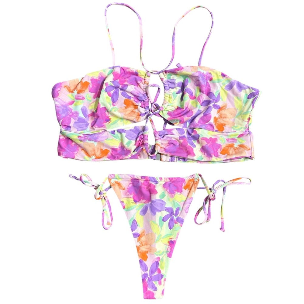 For Love and Lemons Cydney Brazilian Thong Swim Set